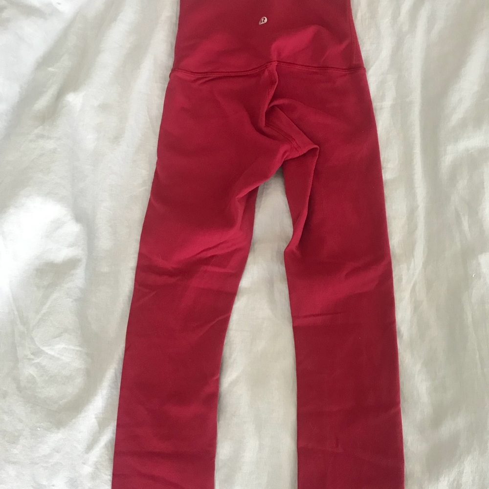 Lululemon wunder under crop, high rise